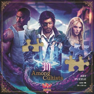 Among Cultists: 1000-bitars Pussel med Hemlighet Godot Games