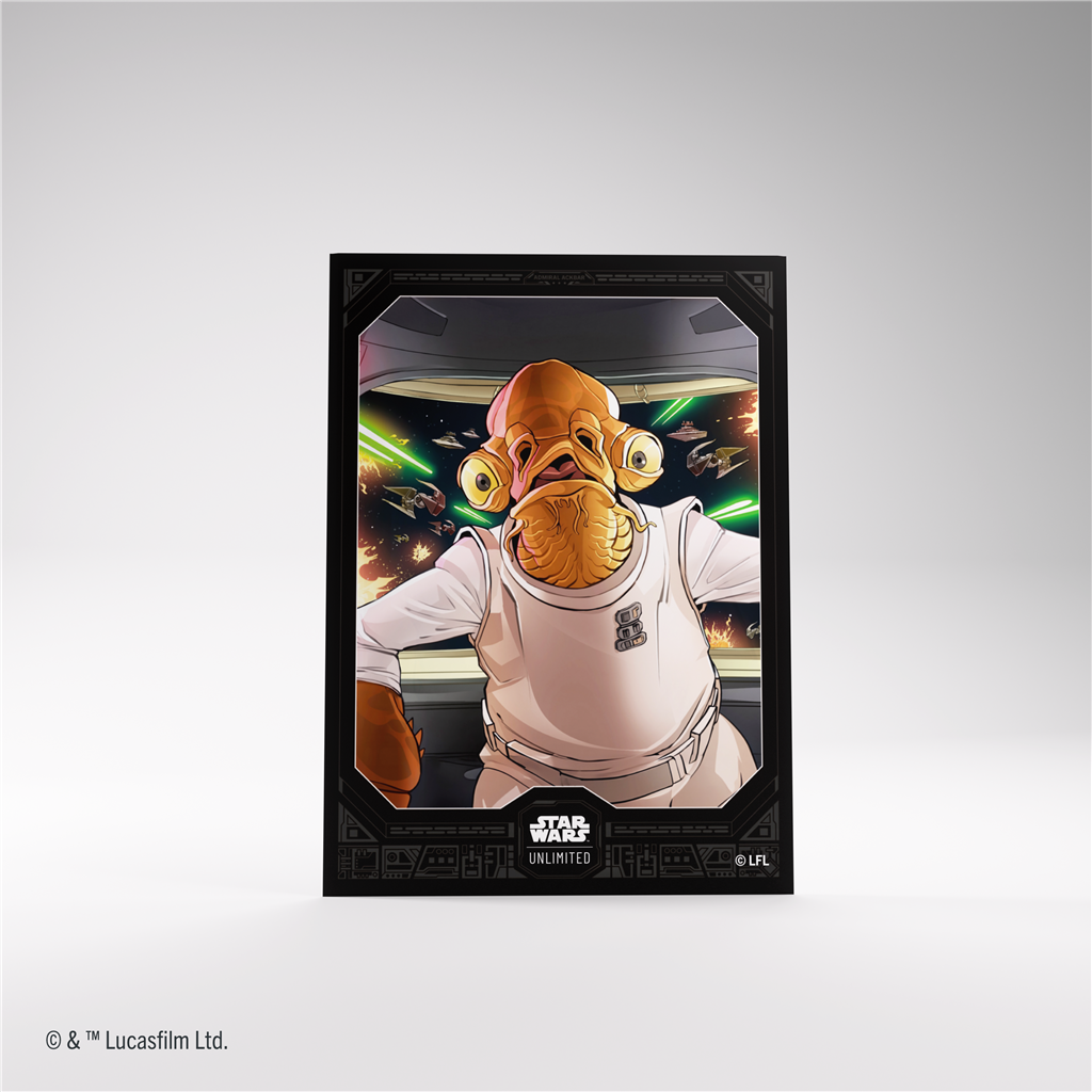 Gamegenic - Star Wars: Unlimited Art Sleeves - Admiral Ackbar Gamegenic