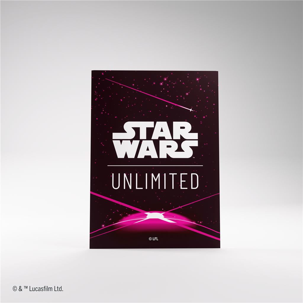 Gamegenic - Star Wars: Unlimited Art Sleeves - Card Back Magenta Gamegenic