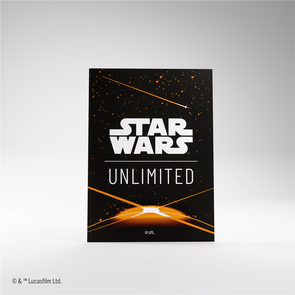 Gamegenic - Star Wars: Unlimited Art Sleeves - Card Back Orange Gamegenic