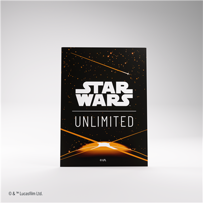 Gamegenic - Star Wars: Unlimited Art Sleeves - Card Back Orange Gamegenic