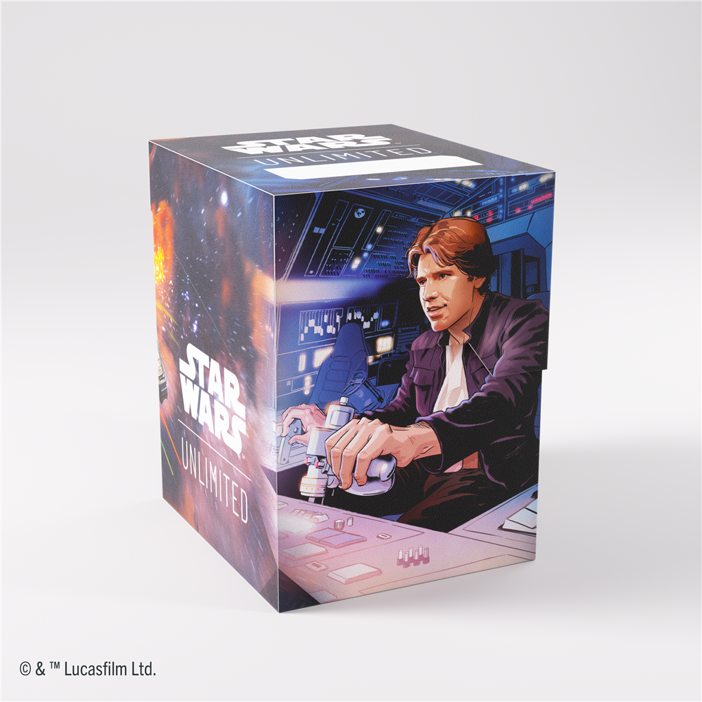 Gamegenic - Star Wars: Unlimited Soft Crate - Han Solo/Millenium Falcon Gamegenic