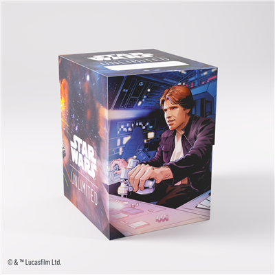 Gamegenic - Star Wars: Unlimited Soft Crate - Han Solo/Millenium Falcon Gamegenic
