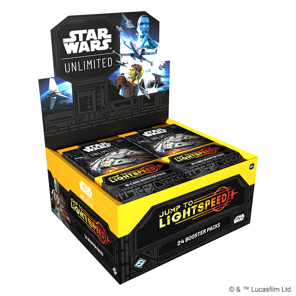 FFG - Star Wars: Unlimited - Jump to Lightspeed Booster Display (24 Boosters)