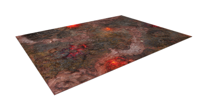 Terrain Crate - 44"x60" Hellscape Battle Mat Mantic Games