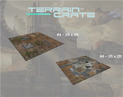 Terrängkasse - Deadzone Spelmatta #3