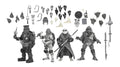 Universal Monsters x TMNT - 7” Scale Action Figure 4 Pack NECA