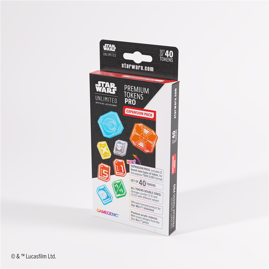 Gamegenic - Star Wars: Unlimited - Premium Tokens PRO Expansion Pack Gamegenic