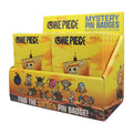 One Piece Mystery Pin Badge CDU Med 12 Blind Boxes