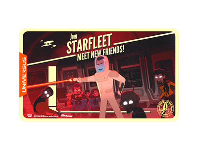 UniVersus CCG: STAR TREK: Lower Decks Spelmatta - Rutherford Jasco Games