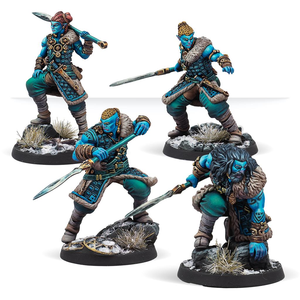 Warcrow Tundra Marauders - Expert Rangers och Scouter Corvus Belli