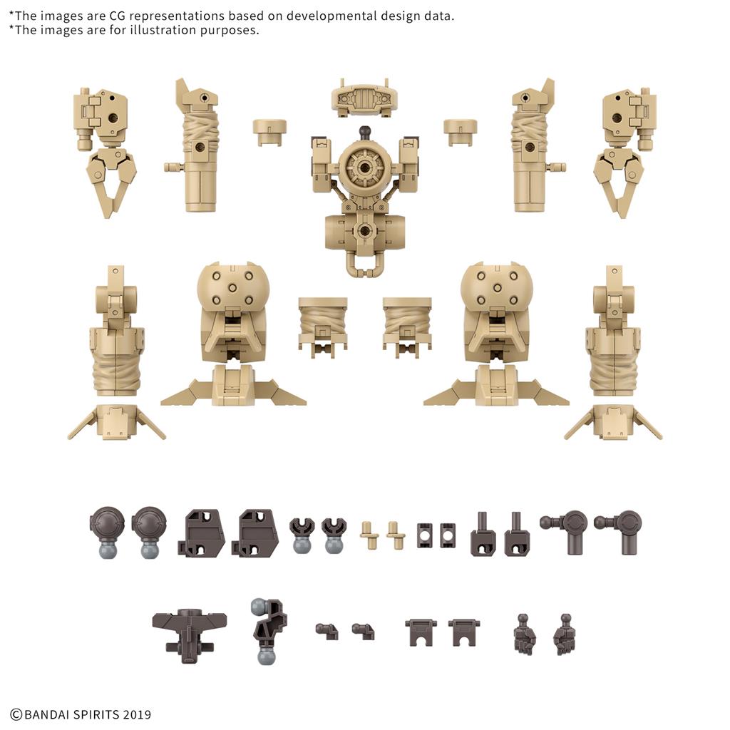 30MM 1/144 Option Parts Set 18 (Arm Unit/Leg Unit 2) Bandai