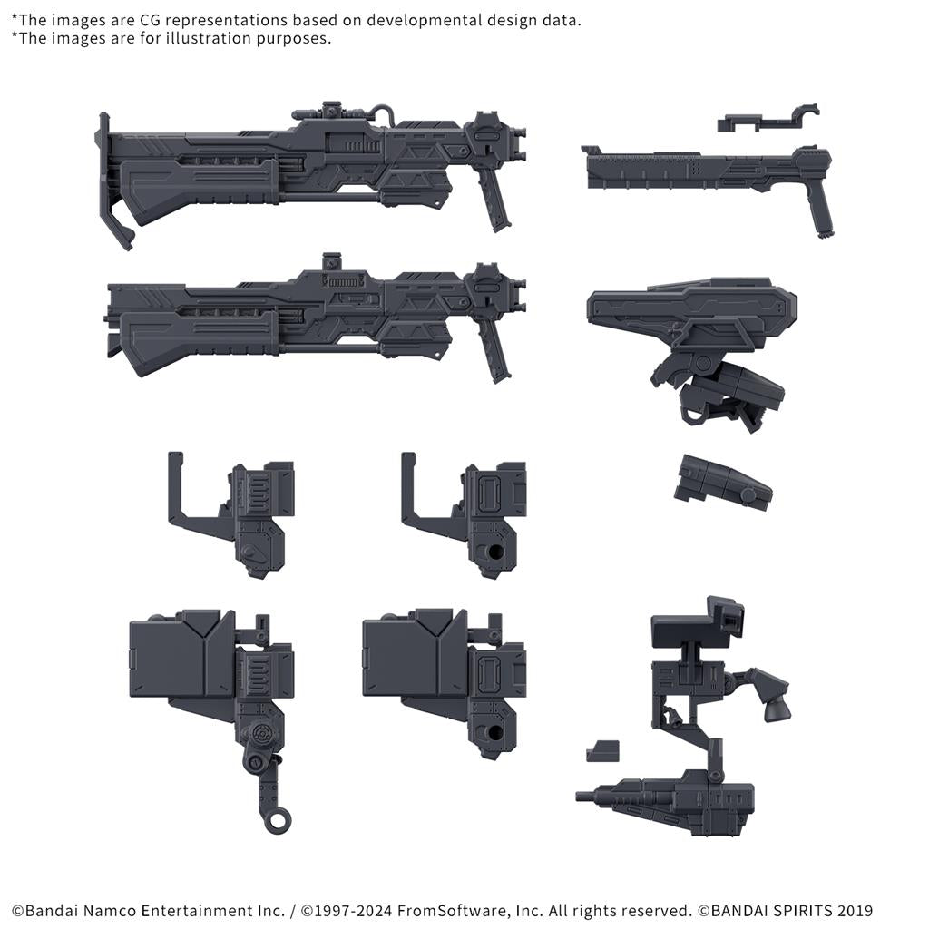 30MM Alternativa Delar Set Armored Core VI: Fires of Rubicon Vapen Set 03 Bandai