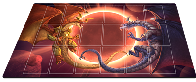 Neverrift TCG Playmat: Twin Dragons Gate to the Games GmbH