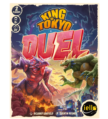 King of Tokyo: Duel - Strategiskt Tärningsspel för Två Spelare Iello