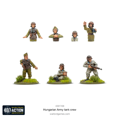 Bolt Action - Ungersk Tankbesättning - EN Warlord Games