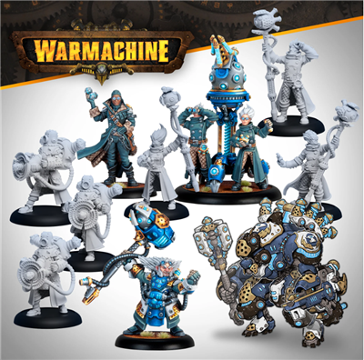 Cygnar Storm Forge Command Cadre - Warmahcine Figurer Steamforged Games