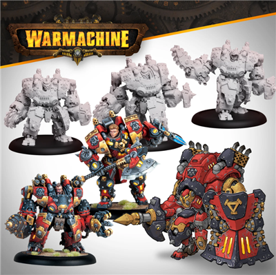 Warmachine: Khador Annihilators Command Cadre - EN Steamforged Games