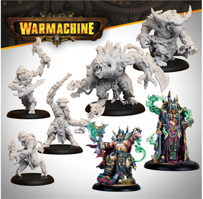 Warmachine: Orgoth Cursebound Command Cadre Steamforged Games