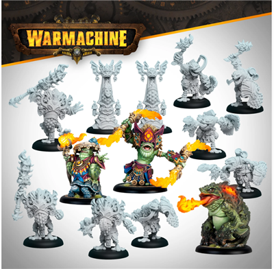Warmachine: Southern Kriels Eldtunga Krigare Kommandokader