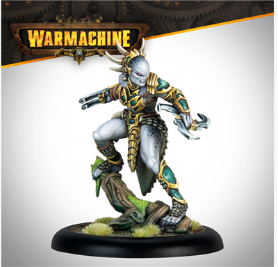 Warmachine: Nissak, Totem Huntress Champion - EN Steamforged Games