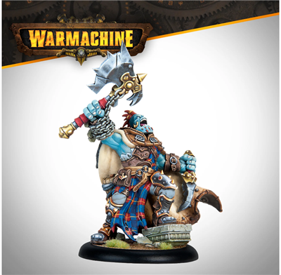 Greygore Boomhowler - Veteran Trollkin Mercenary Steamforged Games