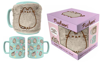 Pusheen (Cosy) Fuzzy Mug - Mysig och Söt Kaffe- och Te-Kopp