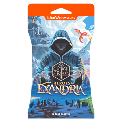 UniVersus CCG: Critical Role - Heroes Of Exandria Hanging Booster Display (48 pack) Jasco Games