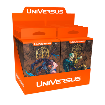 UniVersus CCG: Critical Role - Heroes Of Exandria Starter Deck Display (8 Decks) Jasco Games