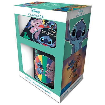 Lilo & Stitch (You'Re My Fave) Mug Coaster Keychain Gift Set