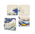 The Great Wave of Kanagawa - Set av 4 Glasunderlägg Distrineo