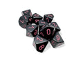 Chessex Opaque Svart/Rosa Set med Tio d10 Tärningar Chessex