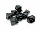 Ockra Svart/grön Set med Tio d10 Tärningar Chessex