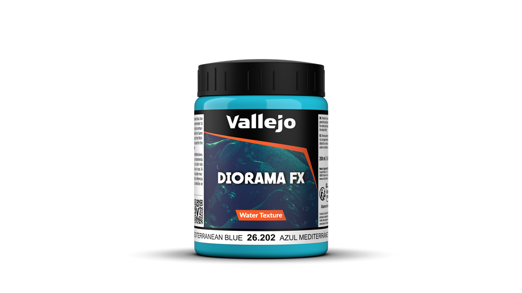 Vallejo Diorama FX Water Textures Mediterranean Blue 200 ml Vallejo