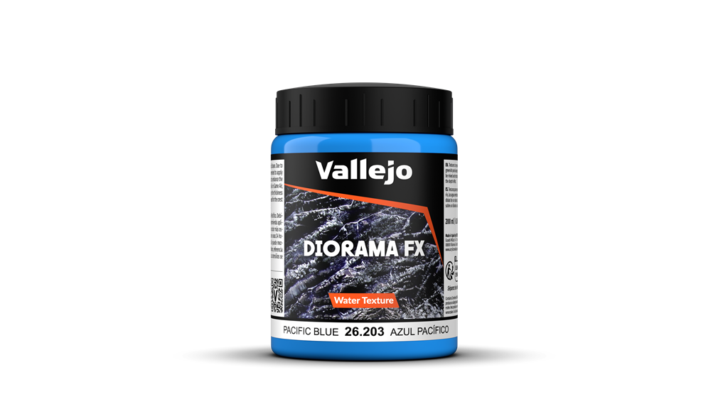 Vallejo Diorama FX Vattentextur Pacific Blue 200 ml Vallejo