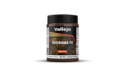 Vallejo - Diorama FX Thick Mud Textures Brun Vallejo