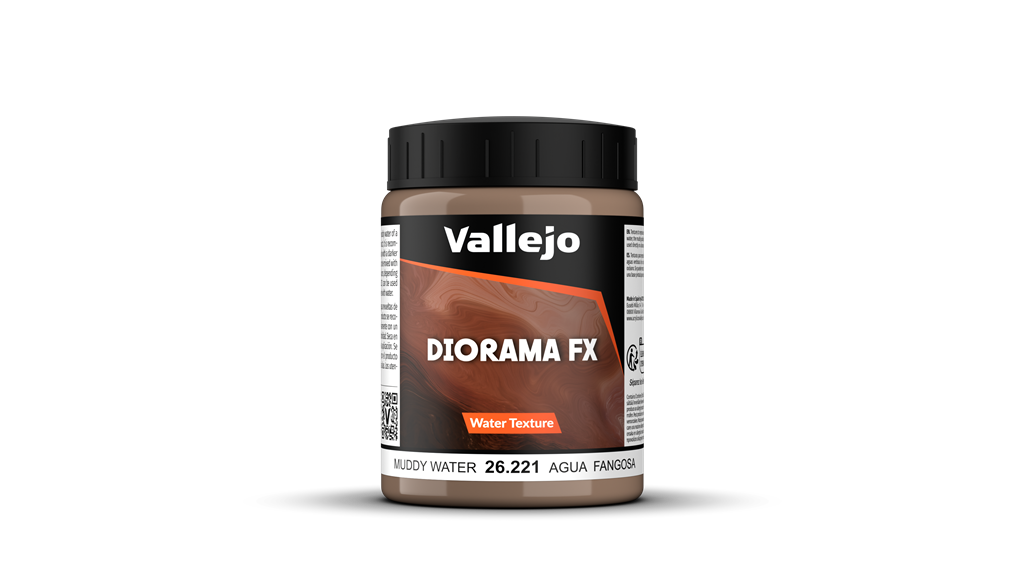 Vallejo Diorama FX Vatten Texturer för Lerigt Vatten 200 ml Vallejo