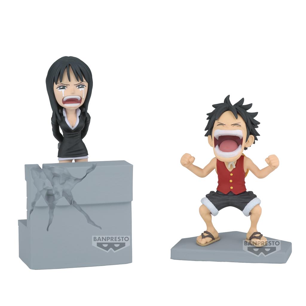 One Piece Samlarfigur - Monkey D. Luffy & Nico Robin Bandai