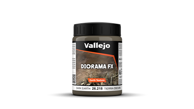 Vallejo Diorama FX Earth Textures - Dark Earth 200 ml Vallejo
