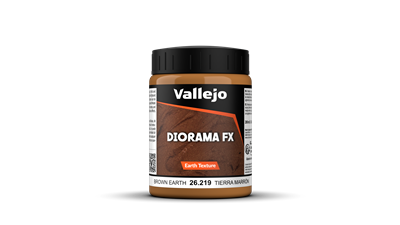 Vallejo Diorama FX Earth Textures Brun Jord 200 ml Vallejo