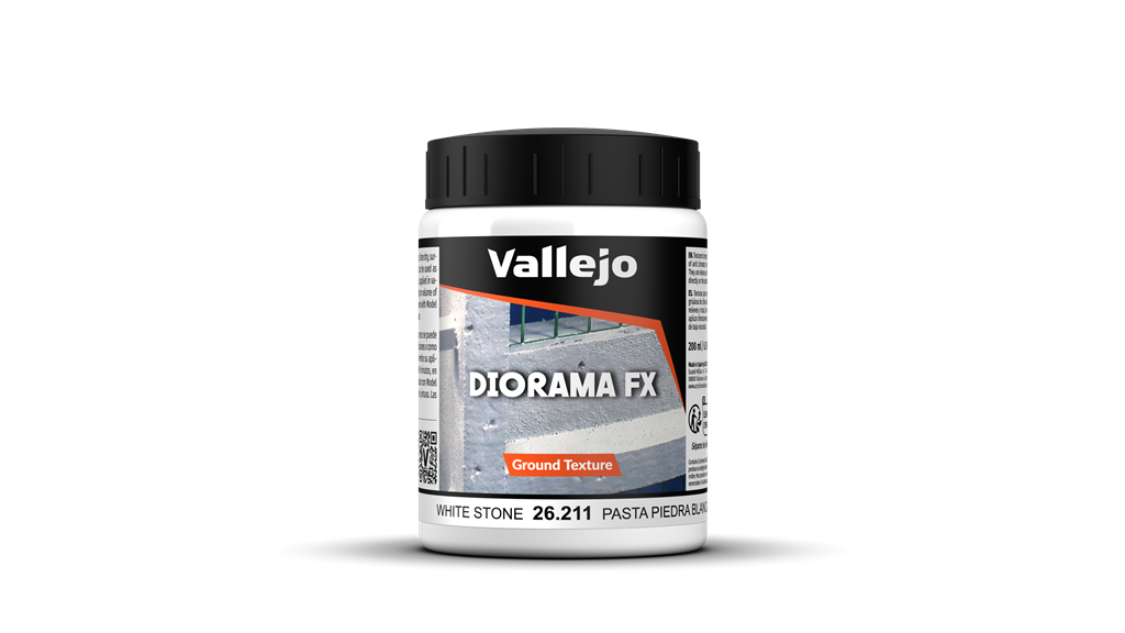 Vallejo - Diorama FX Ground Textures White Stone Paste 200 ml Vallejo