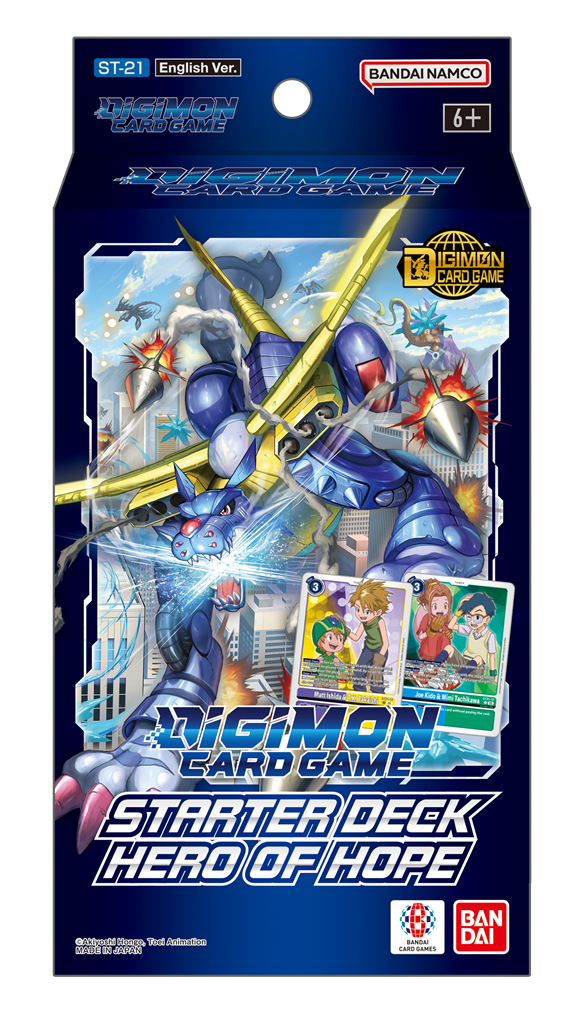 Digimon Card Game - Starter Deck Display ST21 Hero Of Hope (8 Decks) Bandai TCG