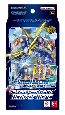 Digimon Card Game - Starter Deck Display ST21 Hero Of Hope (8 Decks) Bandai TCG
