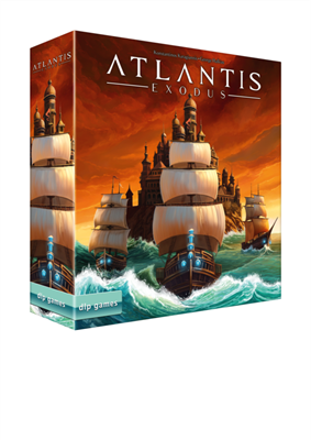 Atlantis Exodus/DE - Brädspel med roterande stadskiva och strategiska utmaningar