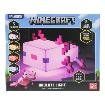 Minecraft Axolotl Lampa