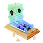Enhance Gaming - LED Dice Tower med 7-delat Klart Tärningsset Enhance Gaming