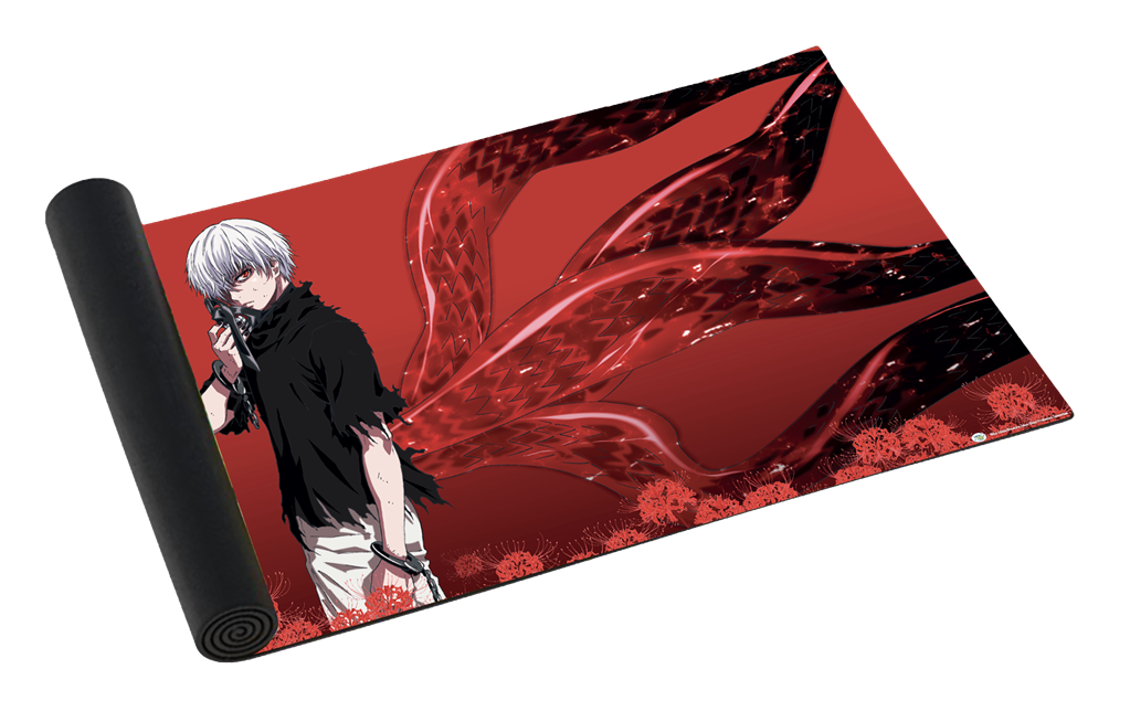 Tokyo Ghoul Spelmatta - Röd Kaneki Japanime Games
