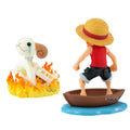 ONE PIECE WORLD COLLECTABLE FIGURE LOG STORIES - MONKEY.D.LUFFY & GOING MERRY