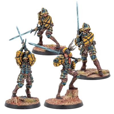 Warcrow Aggressors - EN Figurset för Strategiska Spel Corvus Belli