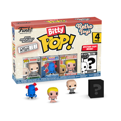 Funko Bitty POP Retro Toys - Mr. Monopoly 4PK Funko